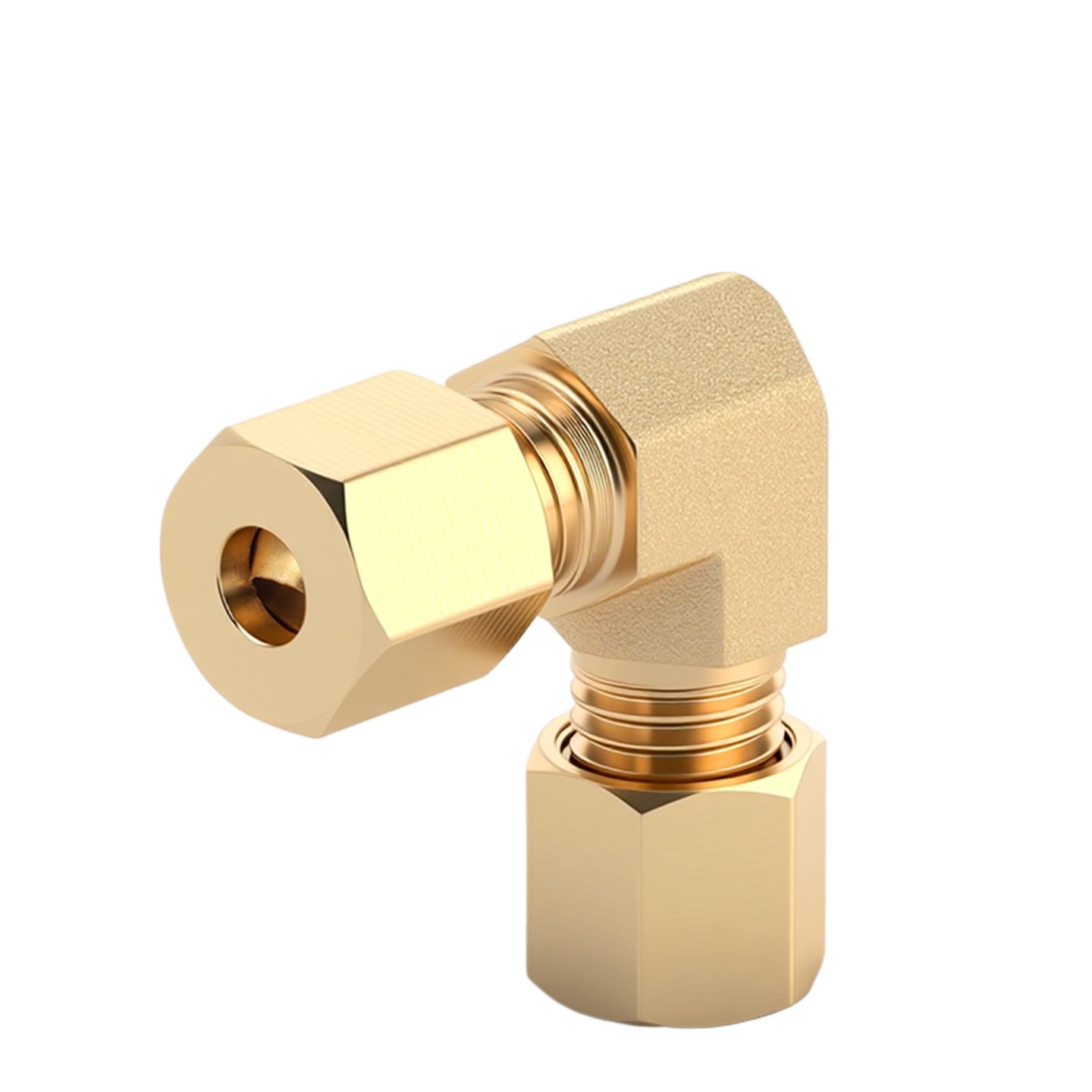 Compression Fitting Brass - Raccordo a Compressione a Gomito a