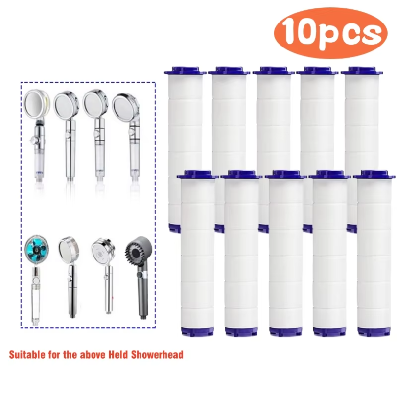 Shower Valve Cartridge - 10 Pezzi Cartuccia Filtro in Cotone