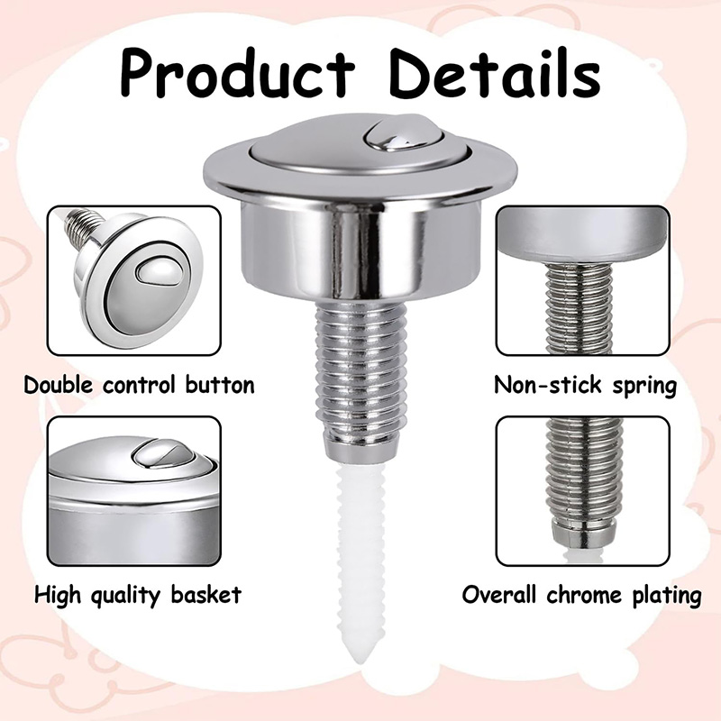 Pulsante di scarico WC a doppi - Toilet Fill Valve recensione e prezzo
