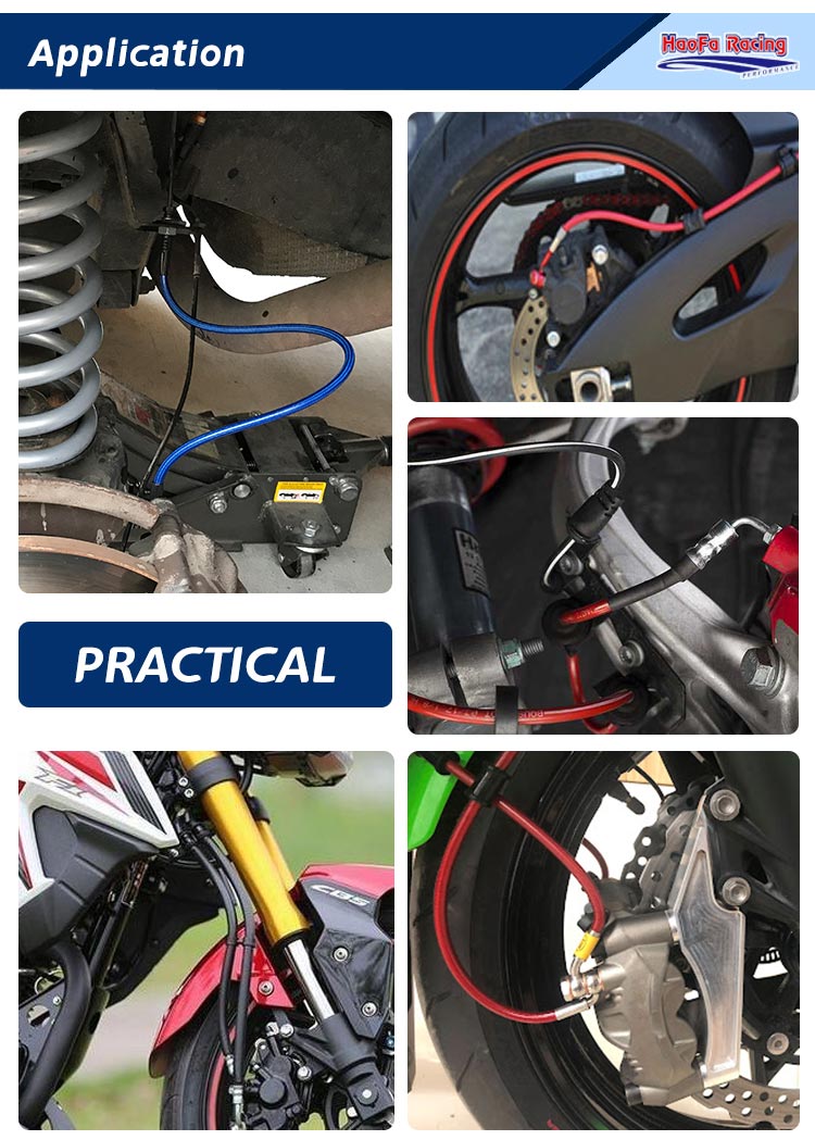 AN3 Moto PTFE Linee Freno Tubo - Flexible Hose Braided recensione e prezzo